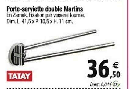 tatay porte-serviettes double martins