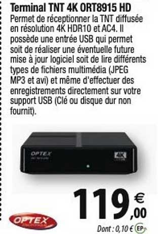 terminal tnt 4k ort8915 hd optex