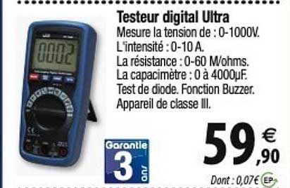 testeur digital ultra