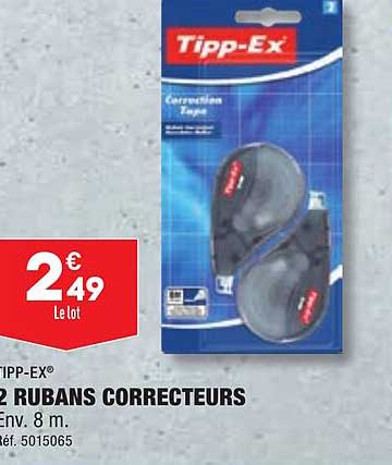 tipp-ex 2 rubans correcteurs