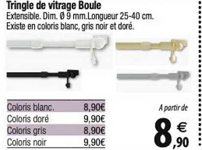 Tringle De Vitrage Boule