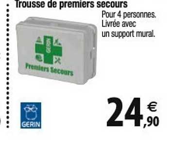 trousse de premiers secours gerin