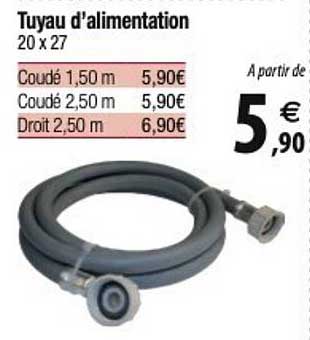 tuyau d'alimentation