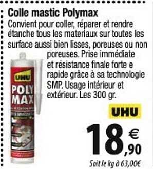 uhu colle  mastic polymax