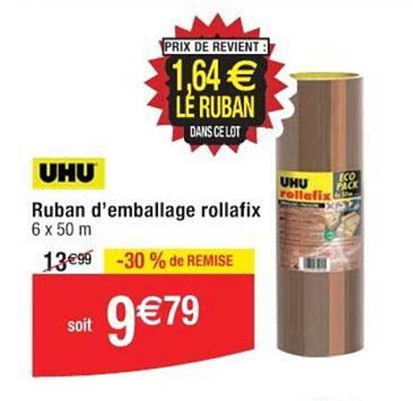 uhu ruban d'emballage rollafix