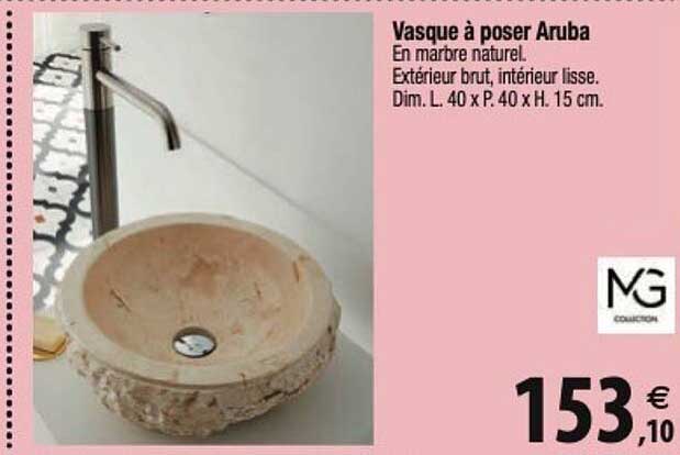 vasque à poser aruba