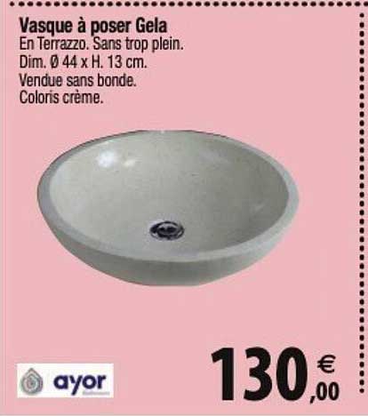vasque à poser gela ayor