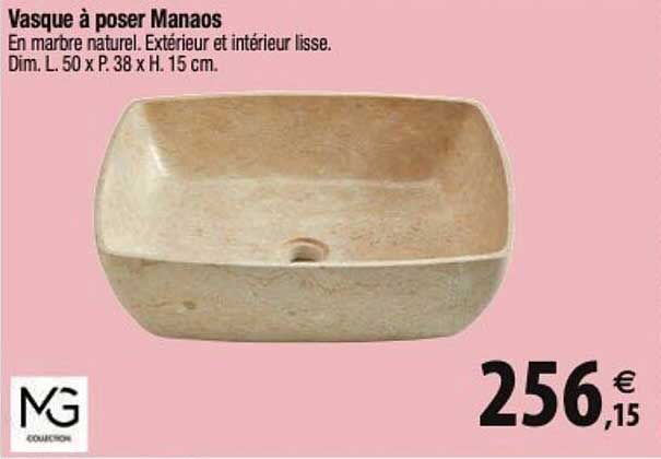 vasque à poser manaos