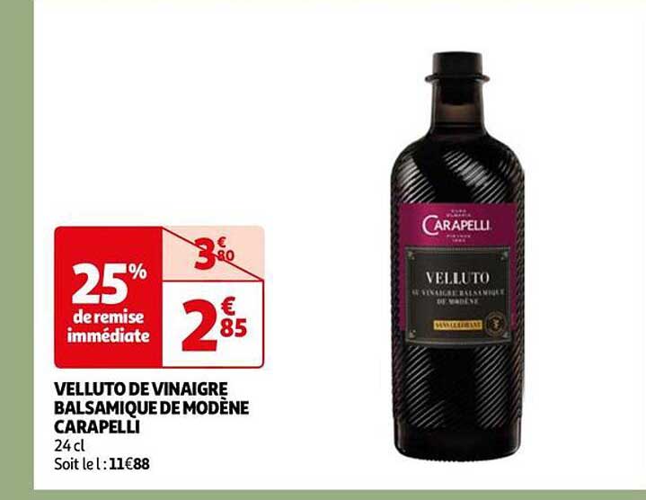 Velluto De Vinaigre Balsamique De Modène Carapelli