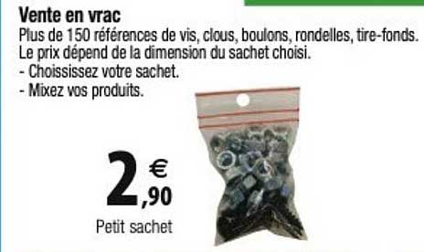 vente en vrac