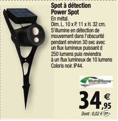 watt home spot à détection power spot