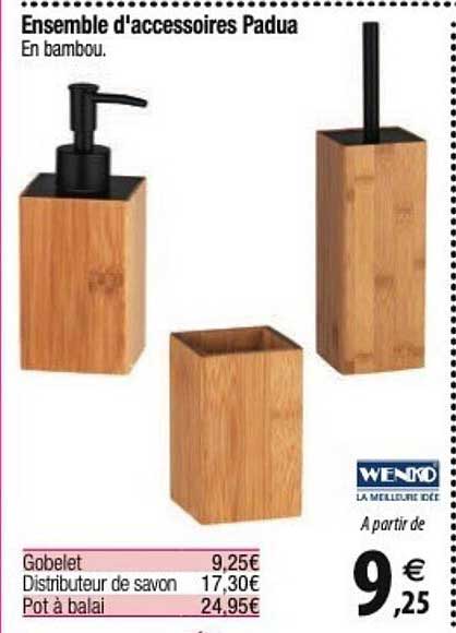 wenko ensemble d'accessoires padua