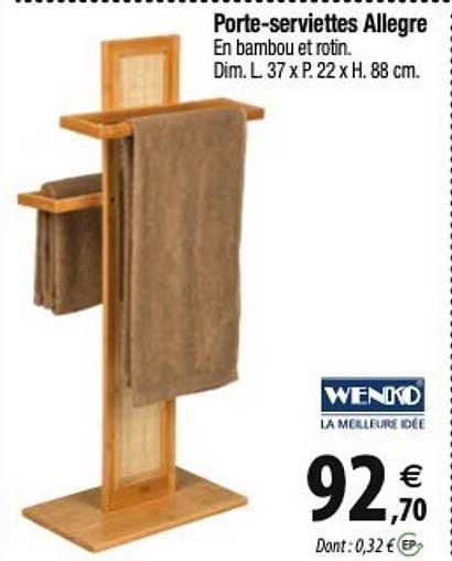 wenko porte-serviettes allegre