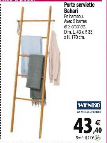 wenko porte-serviettes bahari