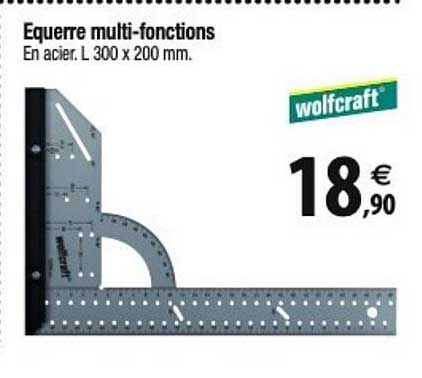 wolfcraft équerre multi-fonctions