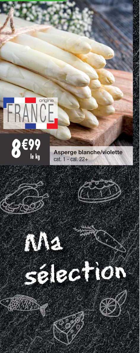 asperge blanche-violette
