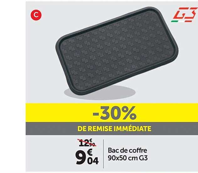 Bac De Coffre 90 X 50 Cm G3