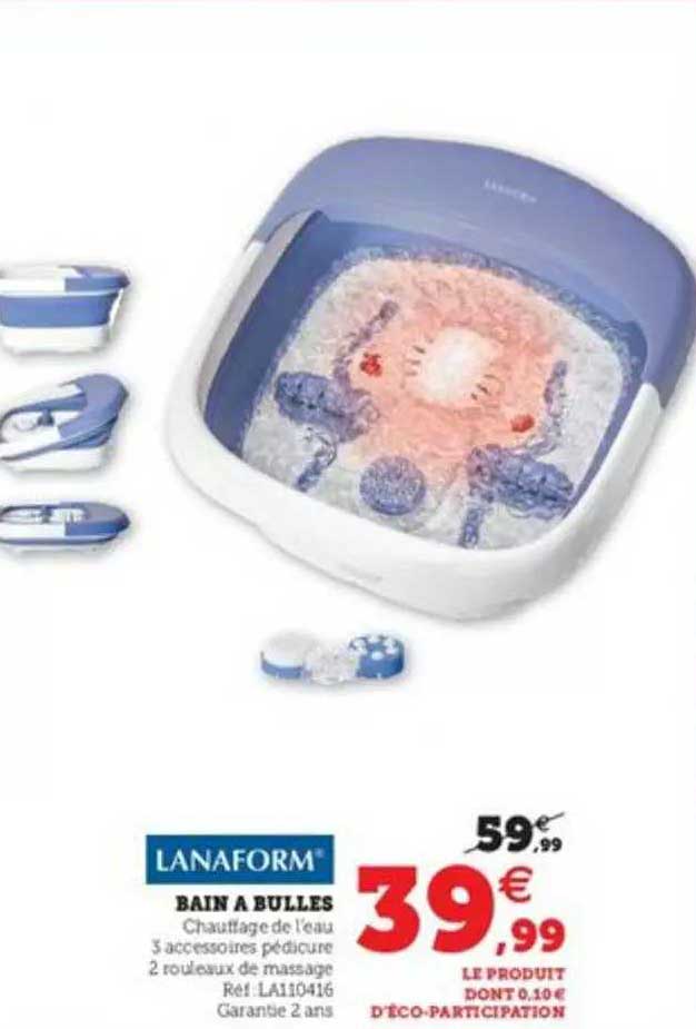 bain à bulles lanaform