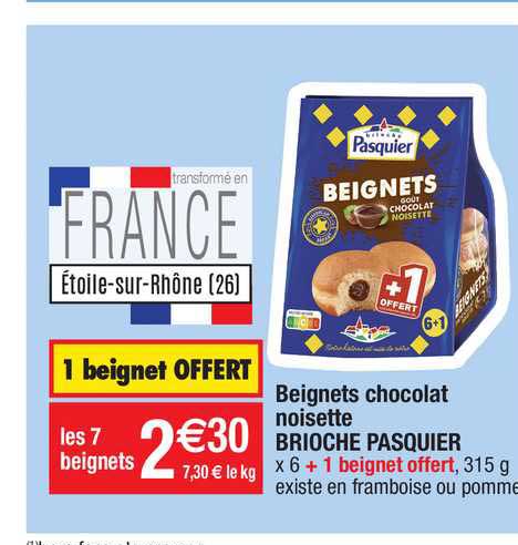 Beignets Chocolat Noisette Brioche Pasquier