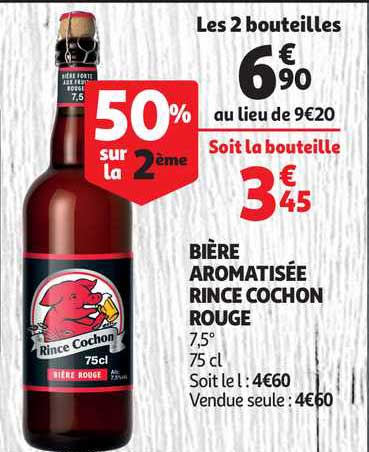 bière aromatisée rince cochon rouge
