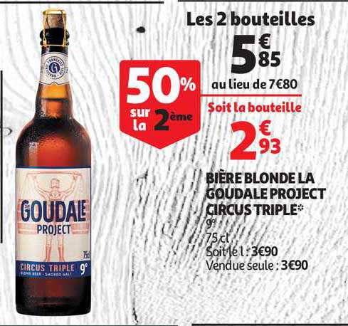 bière blonde la goudale project circus triple