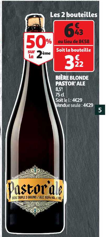 Bière Blonde Pastor'ale