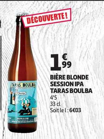 bière blonde session ipa taras boulba