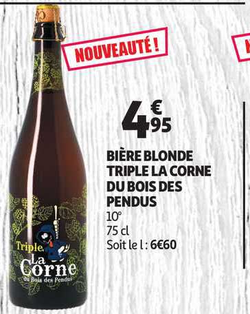 Bière Blonde Triple La Corne Du Bois Des Pendus