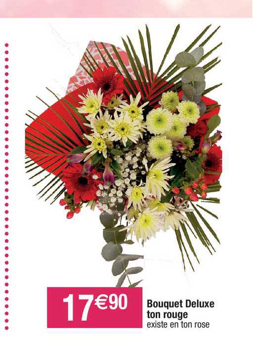 bouquet deluxe ton rouge
