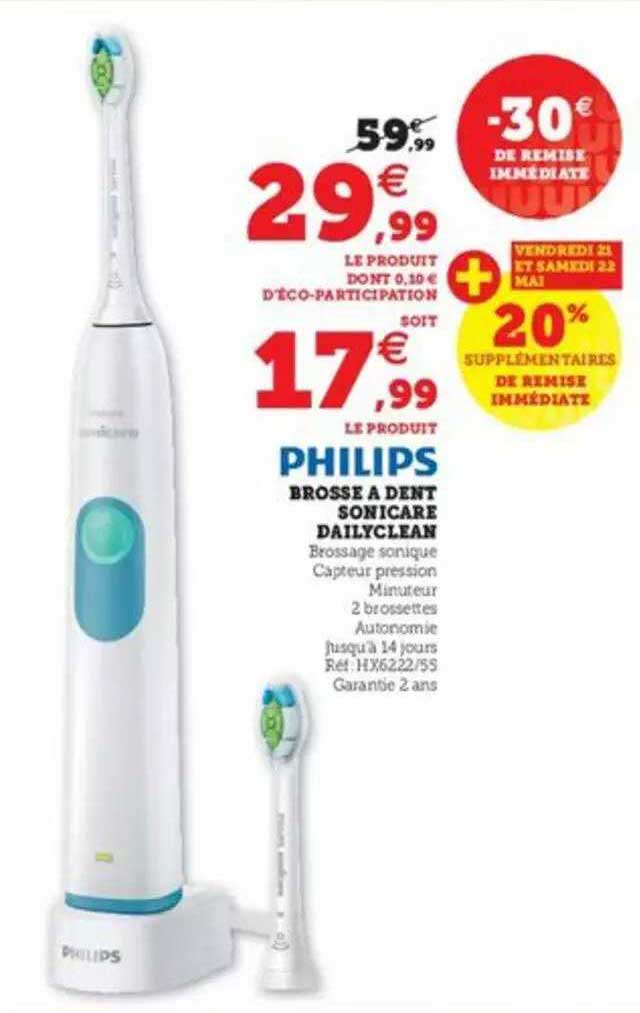 brosse à dent sonicare dailyclean philips