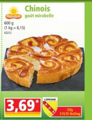 Chinois Goût Mirabelle Matindoux