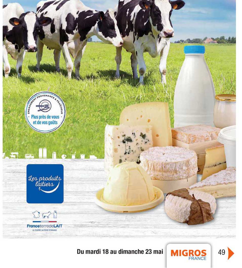 du mardi 18 au dimanche 23 mai migros