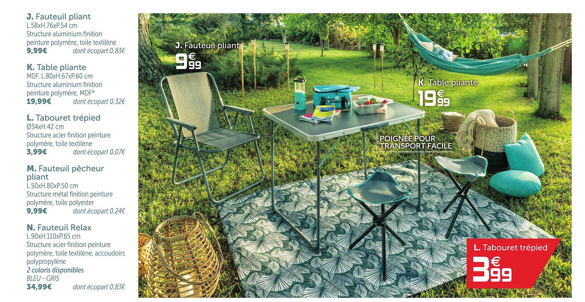 Fauteuil Pliant Of Table Pliante