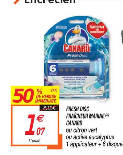 fresh disc fraîcheur marine canard