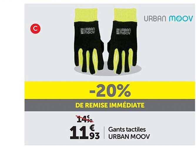 gants tactiles urban moov