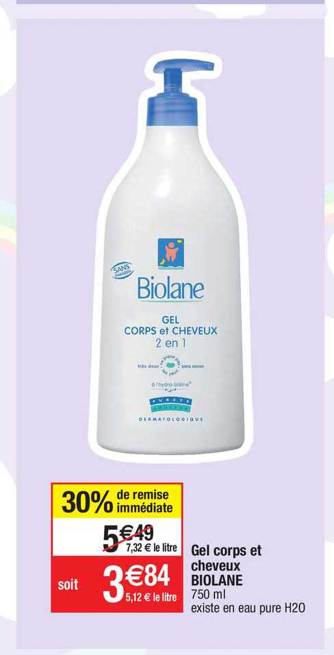 Gel Corps Et Cheveux Biolane