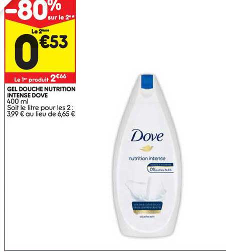 Gel Douche Nutrition Intense Dove