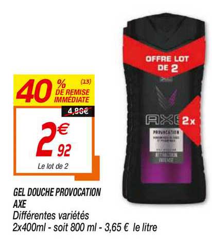 Gel Douche Provocation Axe