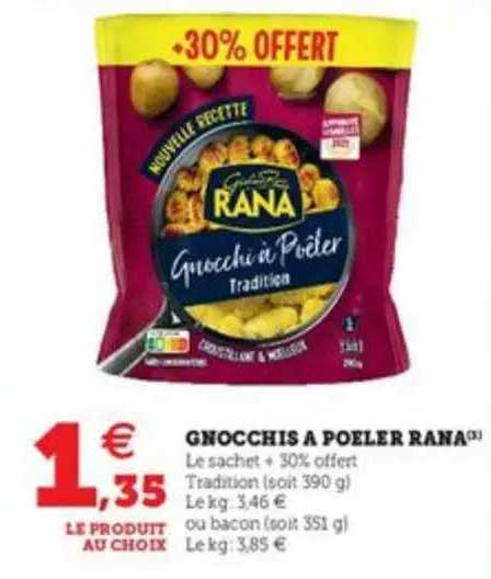 Gnocchis à Poêler Rana