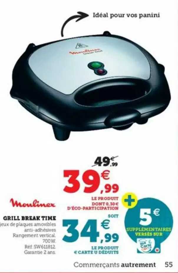 grill break time moulinex