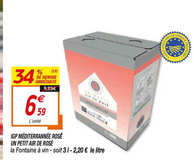 Igp Méditerranée Rosé Un Petit Air De Rose