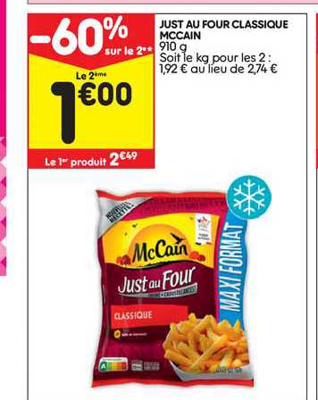 just au four classique mccain