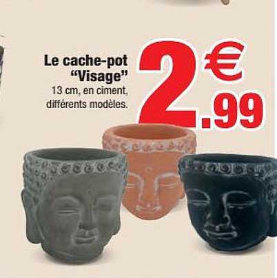 le cache-pot "visage"