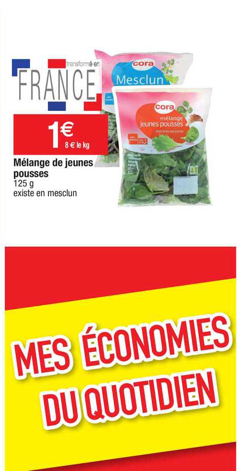 melange de jeunes pousses