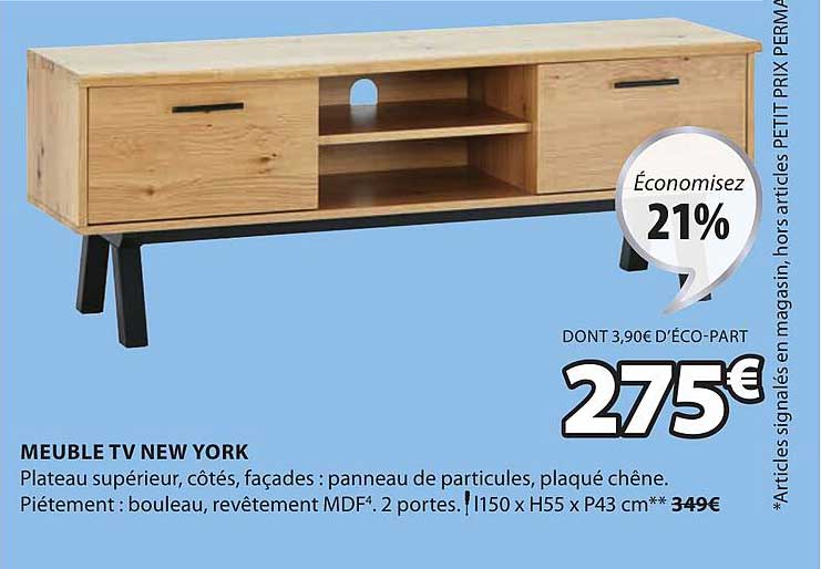 meuble tv new york