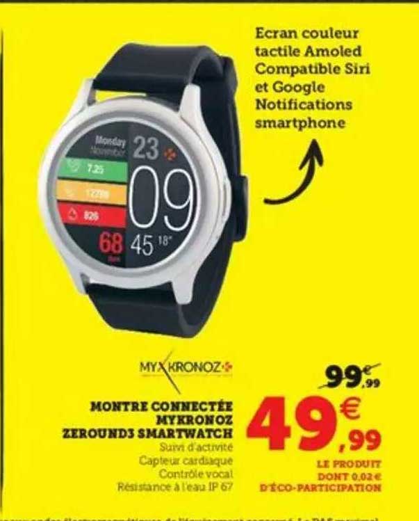 montre connectée mykronoz zeround3 smartwatch