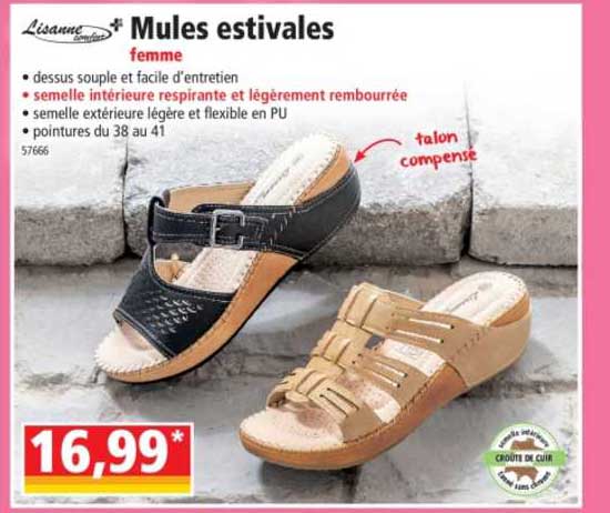 Mules Estivales Lisanne