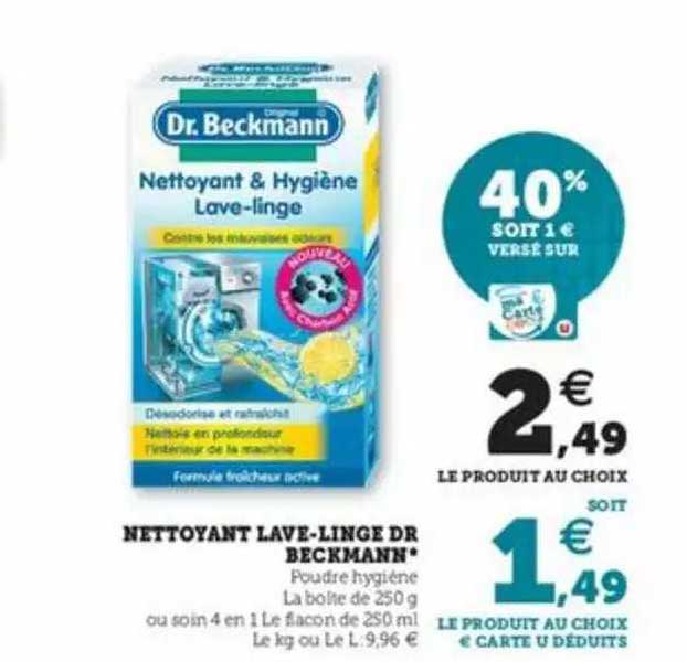 nettoyant lave-linge dr beckmann