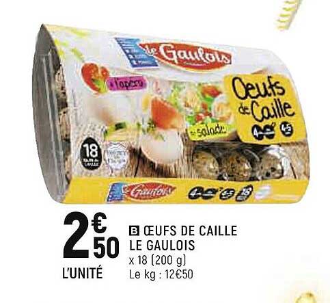 oeufs de caille le gaulois