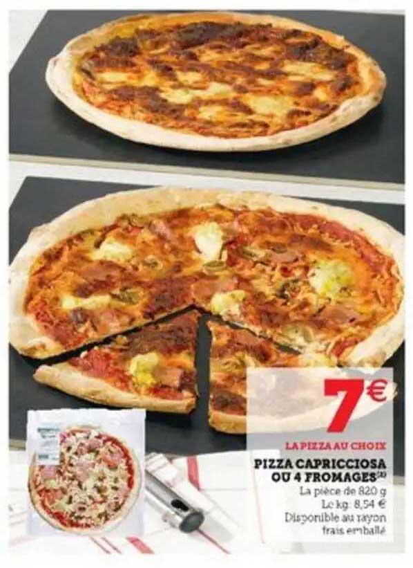 Pizza Capricciosa Ou 4 Fromages